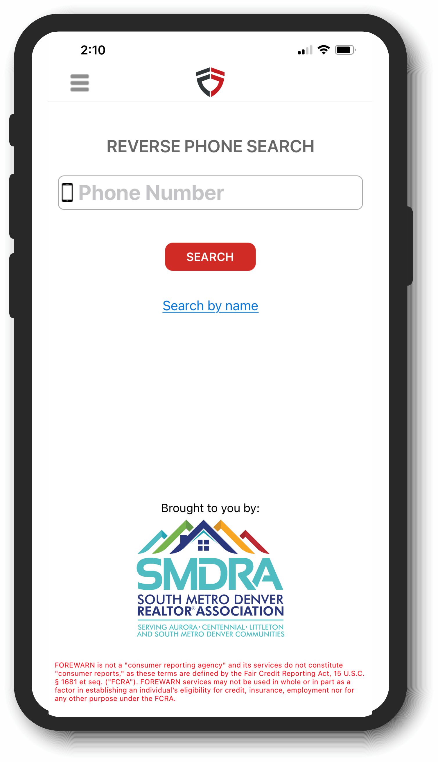 FOREWARN SMDRA South Metro Denver REALTORS® Association