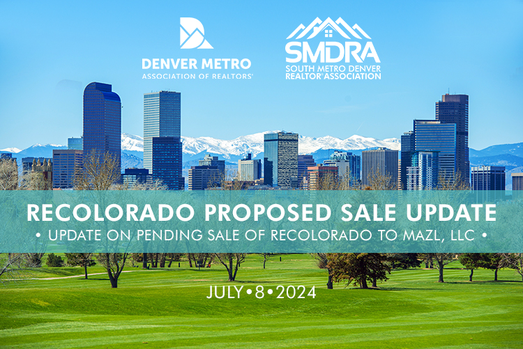 Update on the Pending Sale of REcolorado to MAZL, LLC - July 8, 2024